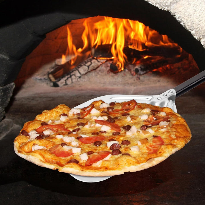 Pizzaschieber Pizzaschaufel 40 * 30cm 12 Zoll Pizza schieber，Leichten Gleiten auf Pizzastein Perfori