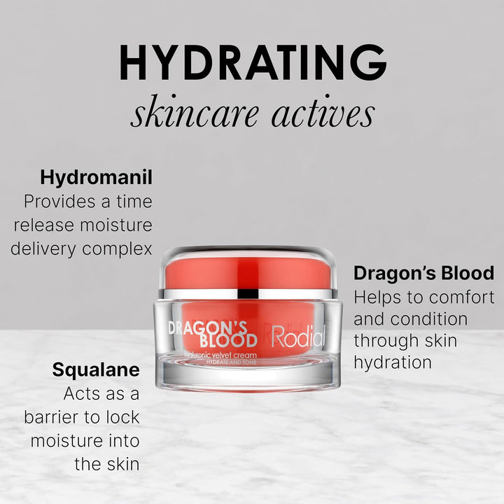 Rodial Dragons Blood Velvet Cream 50 ml Intensive & reichhaltige Feuchtigkeitspflege