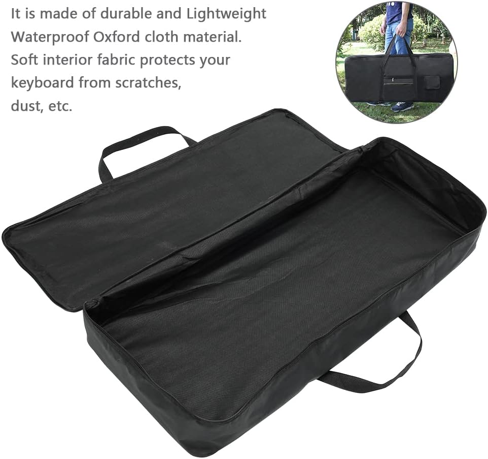Keyboard-Gig-Tasche, 61 Tasten, Oxford-Stoff, Klavier-Aufbewahrungstasche, wasserdicht, elektronisch
