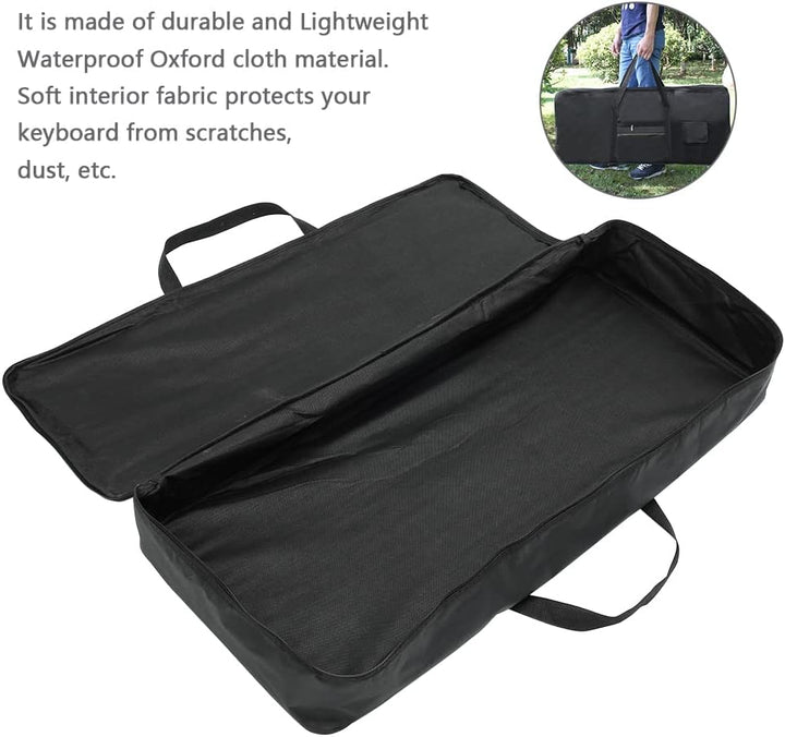 Keyboard-Gig-Tasche, 61 Tasten, Oxford-Stoff, Klavier-Aufbewahrungstasche, wasserdicht, elektronisch
