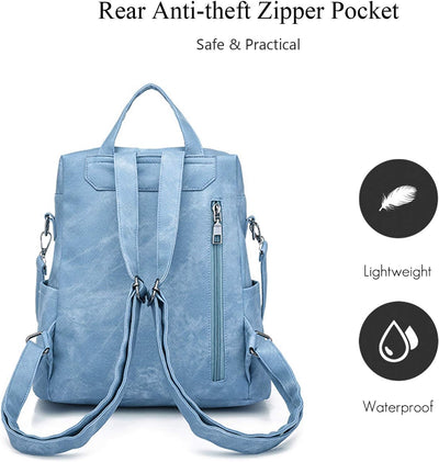 Damen Rucksack Schultasche Wasserdicht Handtasche Frauen Umhängetasche Pendler Schulrucksack Mädchen