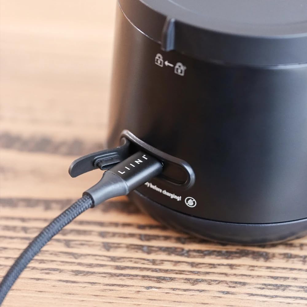 LIINI® 4.0 PRO Flaschenwärmer mit Akku, 75W, schwarz – IP66 staub- & strahlwassergeschützt, 4 Stufen