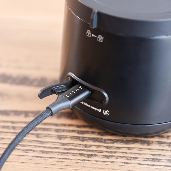 LIINI® 4.0 PRO Flaschenwärmer mit Akku, 75W, schwarz – IP66 staub- & strahlwassergeschützt, 4 Stufen