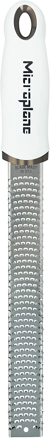 Microplane Premium Classic Zitrusschaber und Parmesan-Käsereibe, Weiss citrus and grating Weiss/Opul