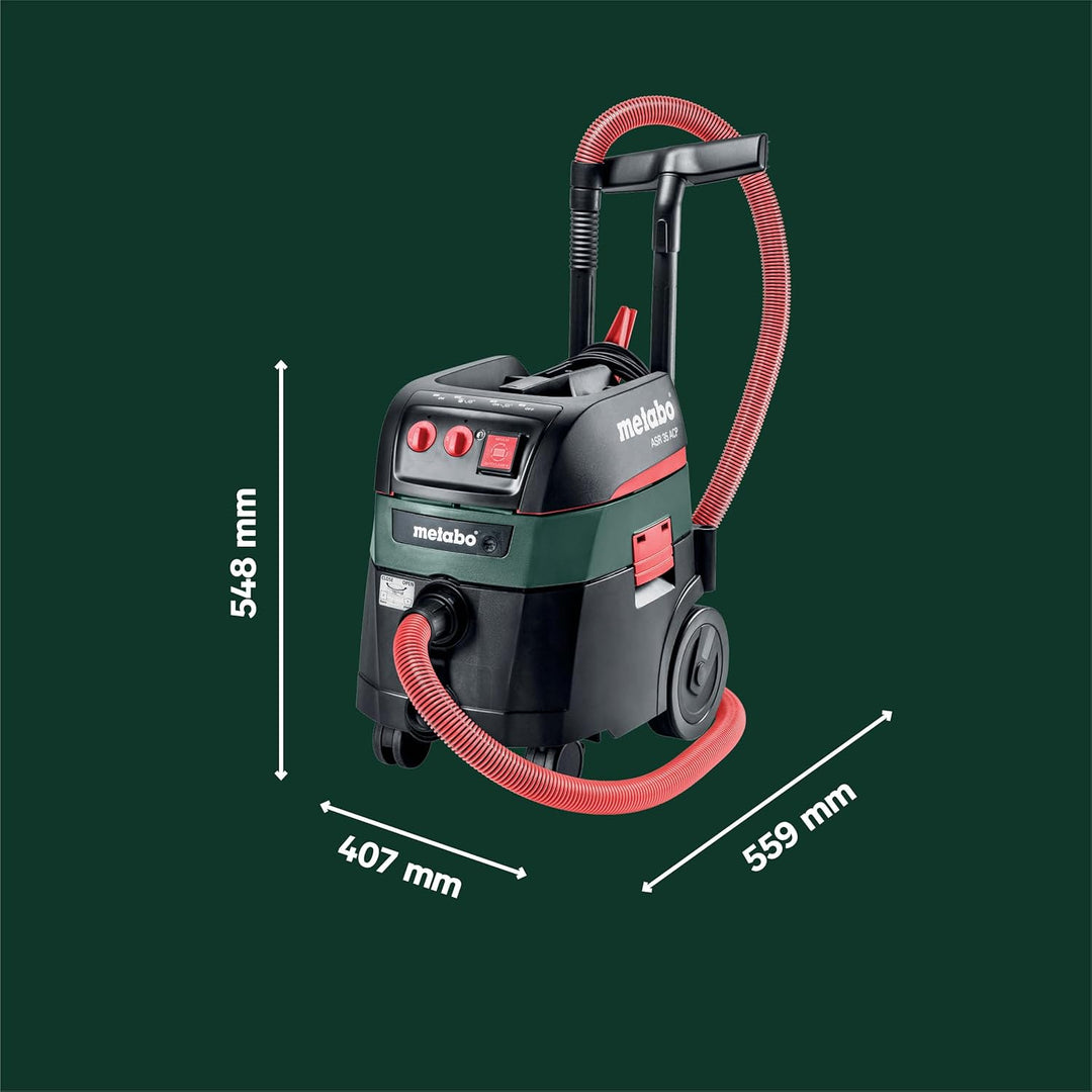 metabo Allessauger ASR 35 M ACP – 602058000 – Baustellen- und Werkstatt-Staubsauger mit MPulse-Filte