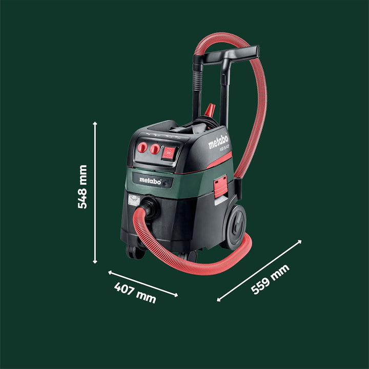 metabo Allessauger ASR 35 M ACP – 602058000 – Baustellen- und Werkstatt-Staubsauger mit MPulse-Filte