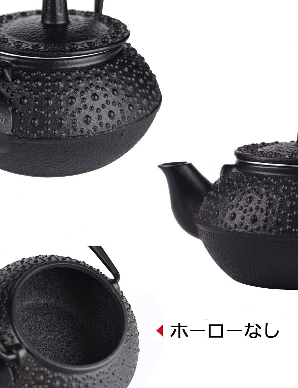 Webao Teekanne aus Gusseisen Traditionelle Eisen-Kanne Tea for ONE Teekanne Japanischer Stil inkl 30