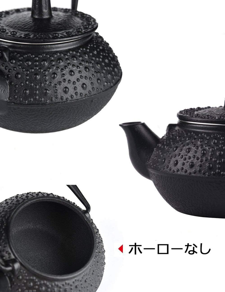 Webao Teekanne aus Gusseisen Traditionelle Eisen-Kanne Tea for ONE Teekanne Japanischer Stil inkl 30