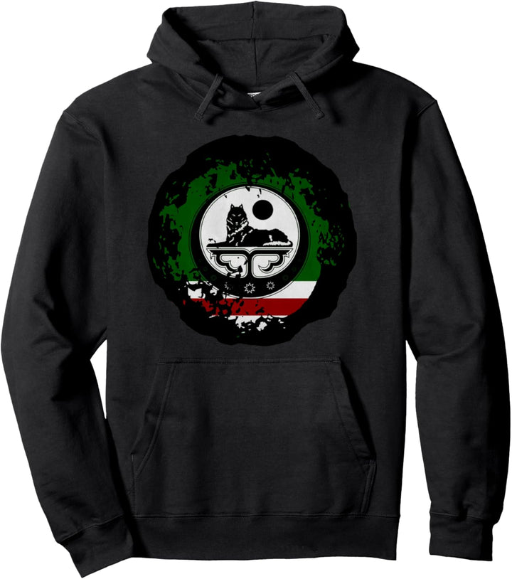 Chechnya flag, Chechen Wolf, Chechen Power, Chechnya Pullover Hoodie