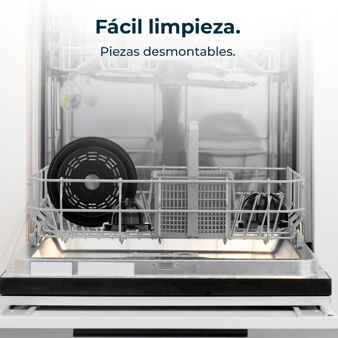 Cecotec Elektrische Hebel-Zitruspresse für Orangen und Zitrusfrüchte EssentialVita Hyden 120. 120W,