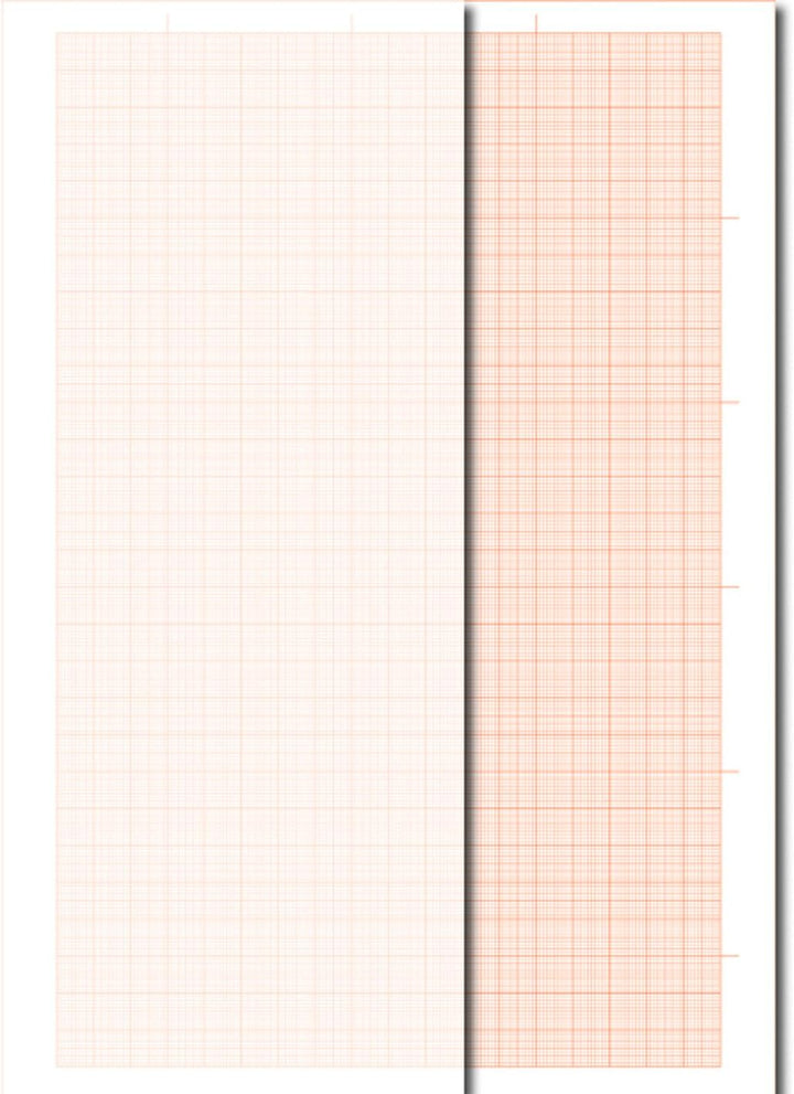 Ursus Transparenter A4-Block, 25 Blatt, Weiss DIN A3 25 Blatt, 65 g/qm, DIN A3 25 Blatt, 65 g/qm