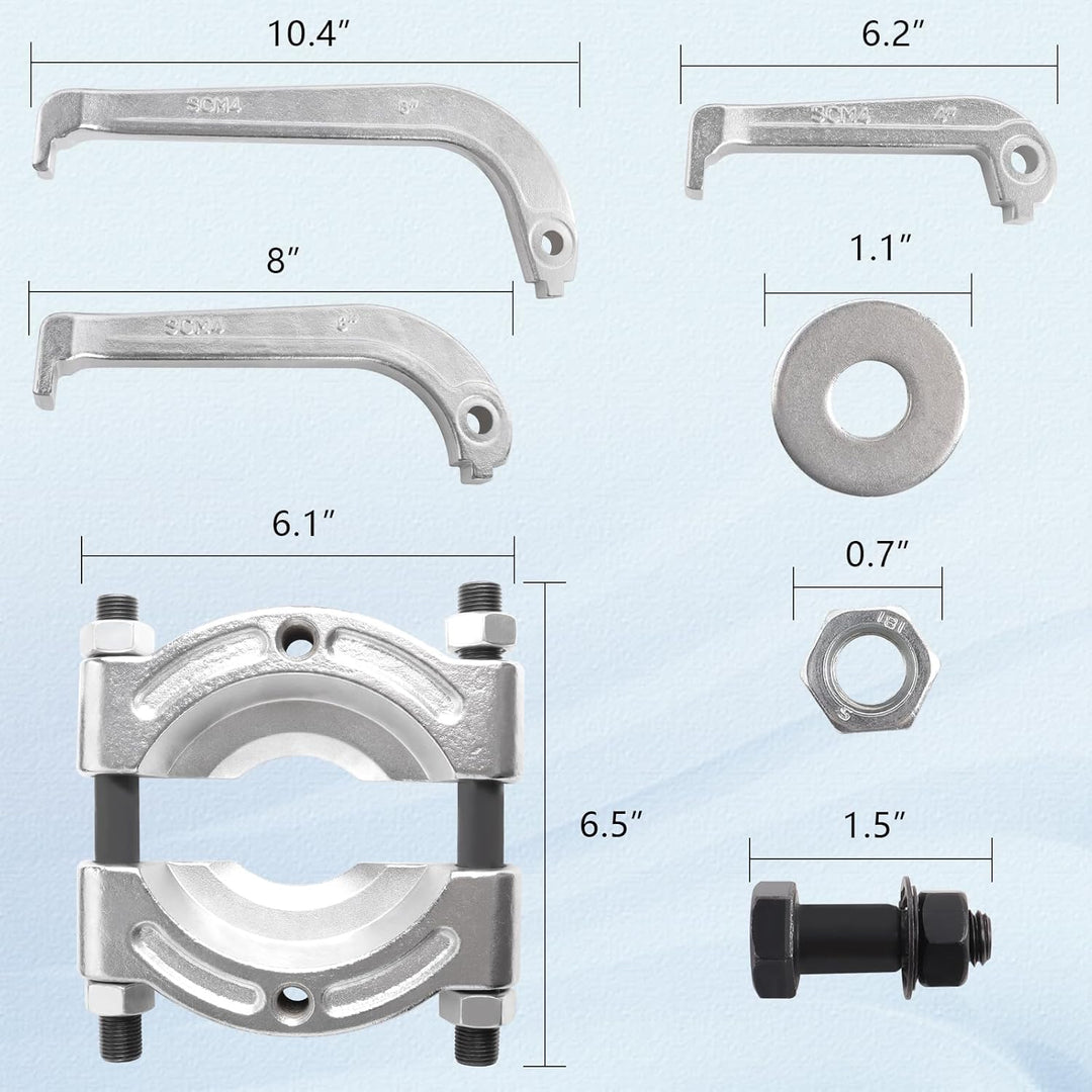 Hydraulischer Abzieher Satz 2-armig und 3-armig, 22-TLG. 10 Tonnen Abziehkraft, Zahnradzieher Entfer
