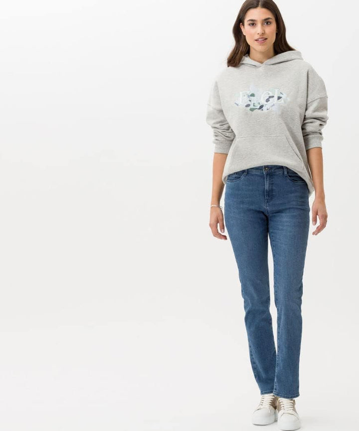 BRAX Damen Style Mary Blue Planet Nachhaltige Five-Pocket Jeans 27W / 30L Used Light Blue 1, 27W / 3
