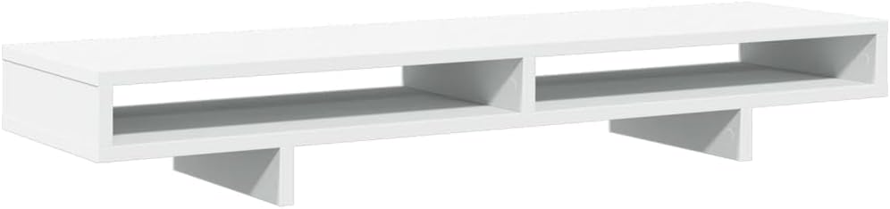 vidaXL Monitorständer, Unterbau Bildschirm Laptop Ständer, Tisch Erhöhung für PC Monitor Drucker, Bi