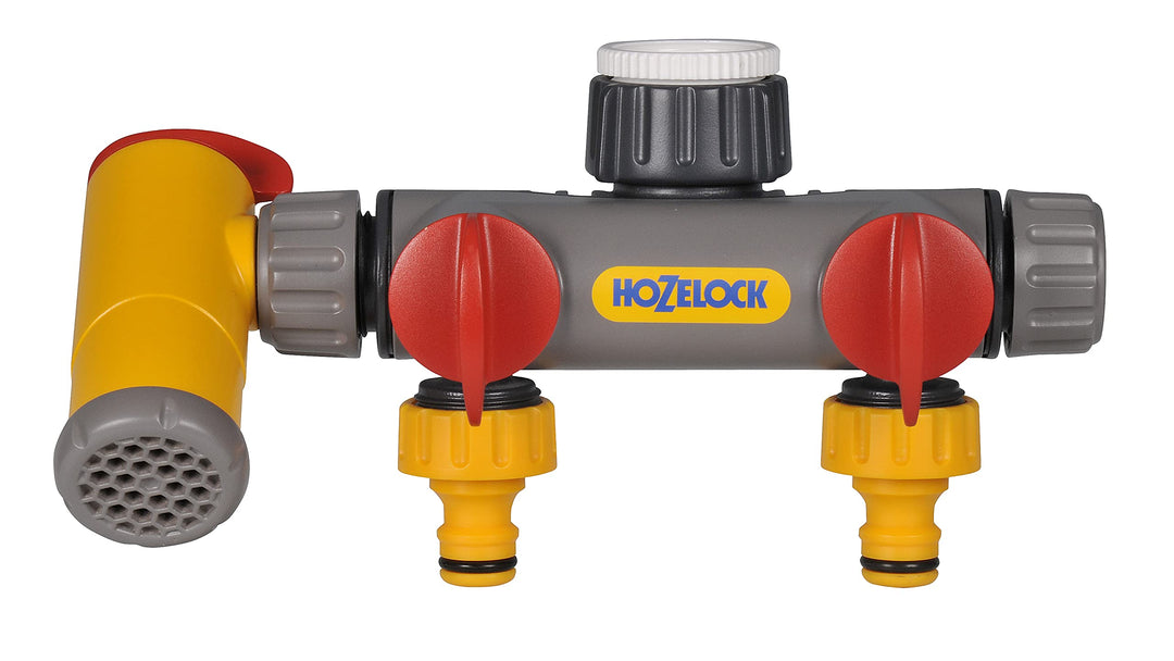 Hozelock Flowmax 3-Wege-Hahnanschluss 3-Wege Single, 3-Wege Single