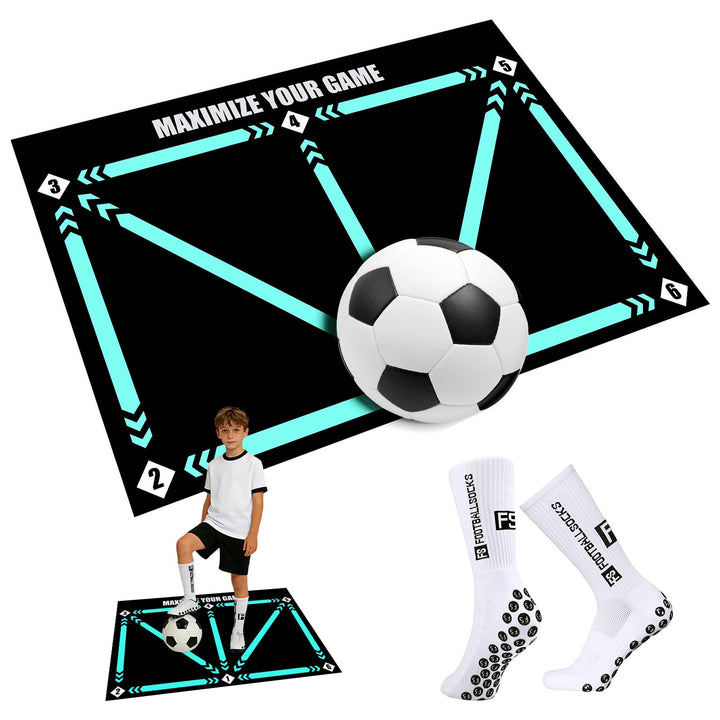 60 X 90cm Fussballmatte Training Kinder Stossdämpfende Fussball Matte Ballkontrolle Fussball Trainin