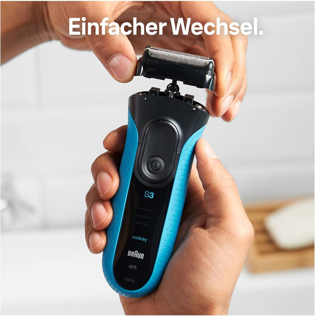 Braun Series 3 Scherkopf, Elektrorasierer, Ersatzscherteil kompatibel mit Rasierer Herren Series 3 P