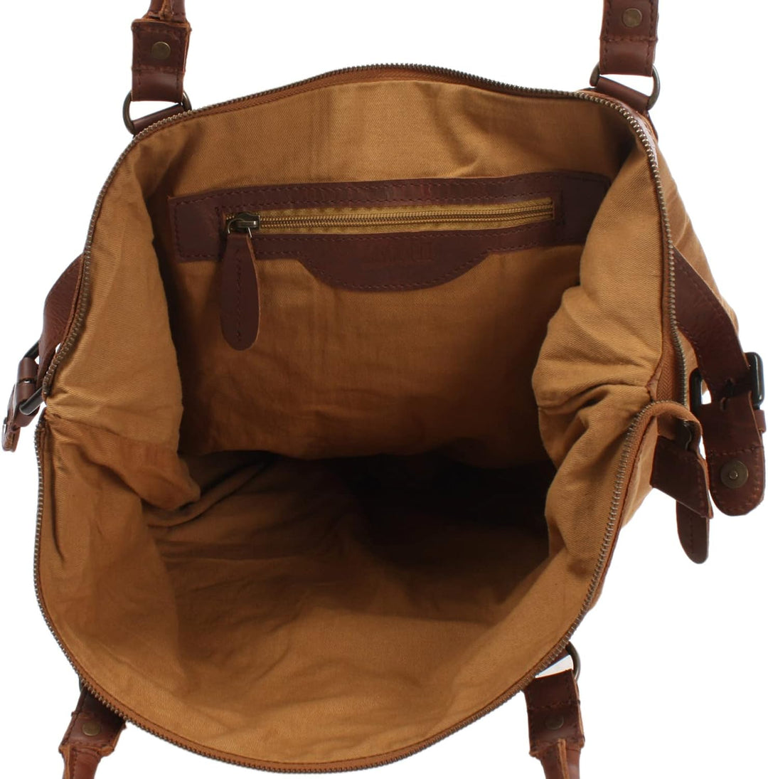 LECONI XL Shopper für Damen kleiner Weekender Beuteltasche grosse Frauen Schultertasche Wickeltasche