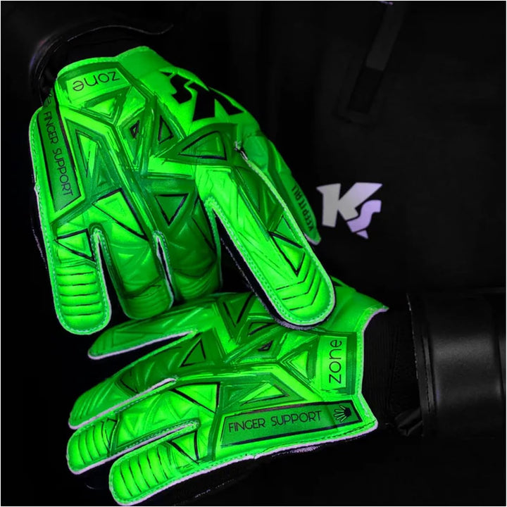 KEEPERsport Torwarthandschuhe - Zone RC - 3mm Grip - Fussballhandschuhe für Erwachsene und Kinder 10