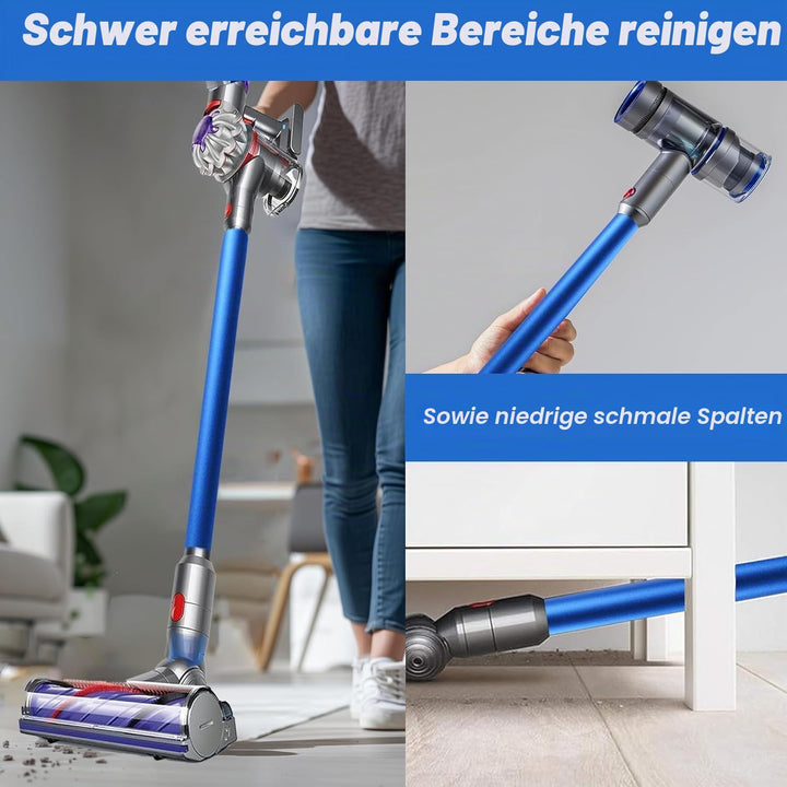 Schnellspanner Verlängerungsrohr kompatibel mit Dyson V7 V8 V10 V11 V15 – 72cm Ersatz Teleskoprohr A