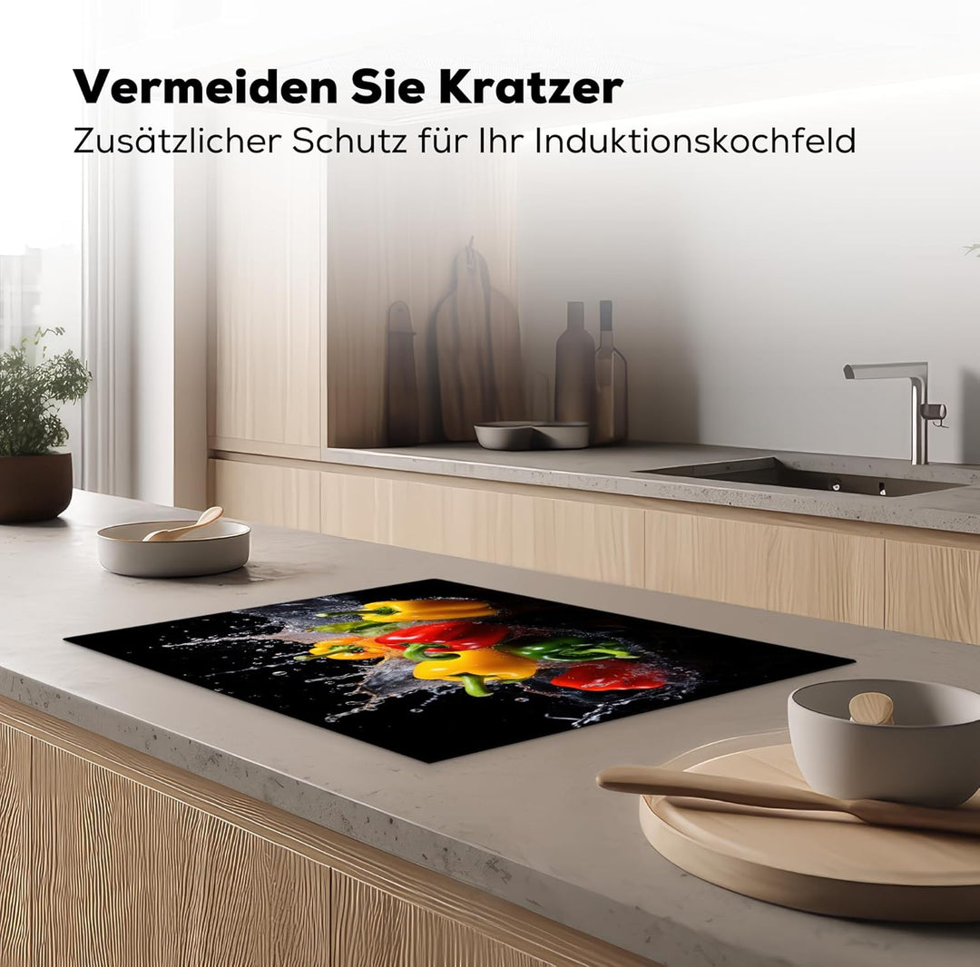 Herdabdeckplatte Einteilig Herdabdeckung Abdeckplatte für Ceranfeld Abdeckung Induktionskochfeld Auf