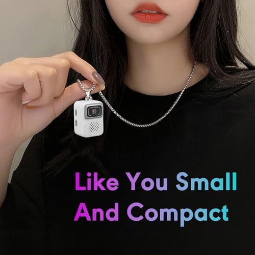 VBESTLIFE Tiny Keychain -Kamera, 1080p HD -Video 2MP Foto Tragbare Digitalkamera mit 0,96 Zoll Farbb