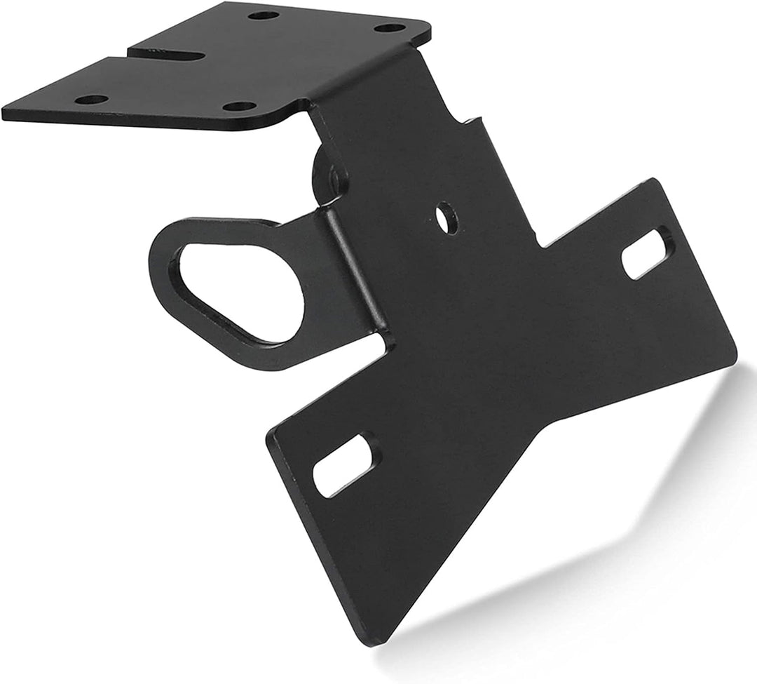 YIEBA Motorrad Kennzeichenhalter für MT07 FZ07 MT 07 FZ 07 MT-07 FZ-07 2021 Schwarz
