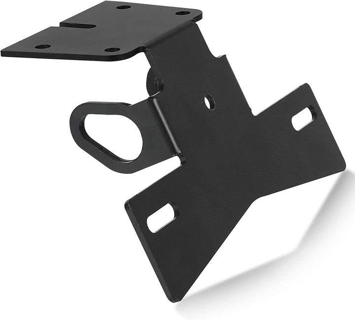YIEBA Motorrad Kennzeichenhalter für MT07 FZ07 MT 07 FZ 07 MT-07 FZ-07 2021 Schwarz