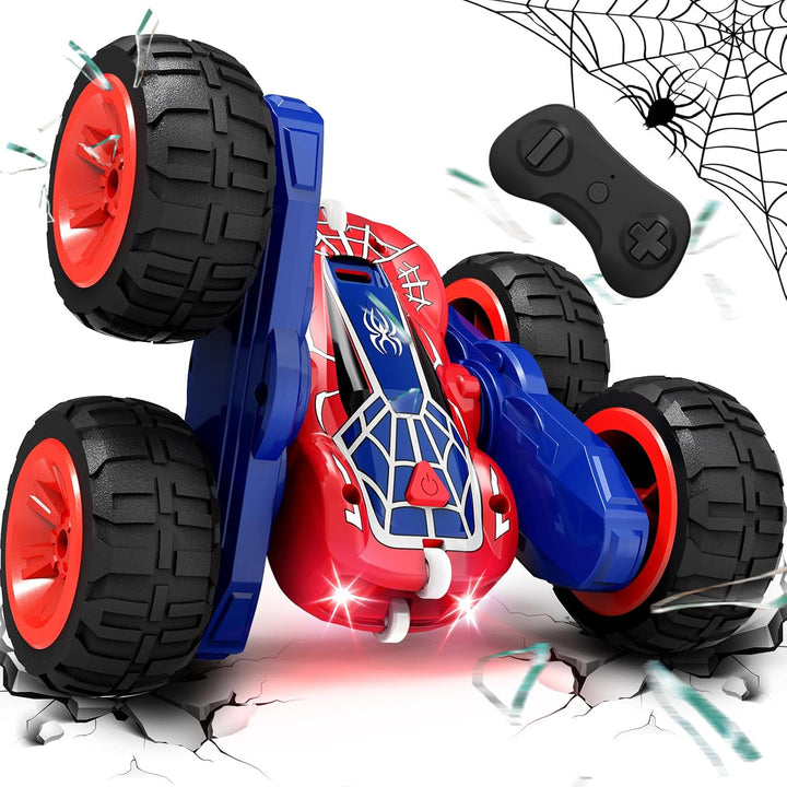 Tecnock 2024 Ferngesteuertes Auto mit 2.4 Ghz Fernbedienung 360°Flip Stunts Rc Auto Monstertruck mit