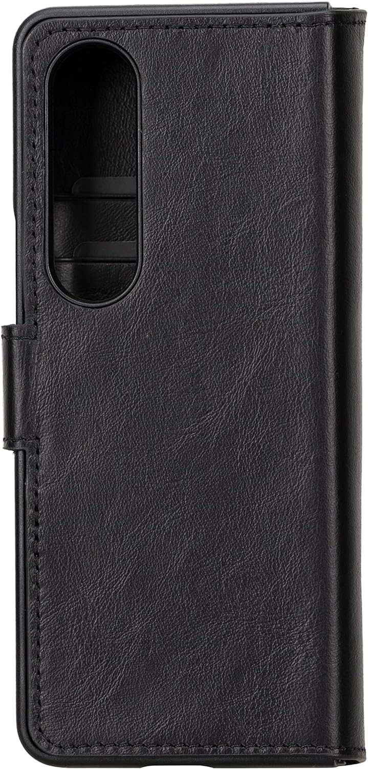 Solo Pelle Lederhülle kompatibel Samsung Galaxy Z Fold 4 5G Hülle für Galaxy Z Fold 4 stossfeste Led