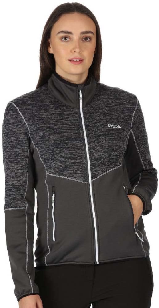 Regatta Strickfleecejacke Damen Lindalla 46 Grau, 46 Grau