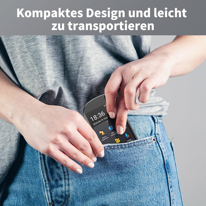 Sprachübersetzer Gerät,Übersetzungsgerät mit Sprachausgabe Translator,Übersetzer Echtzeit 150 Sprach