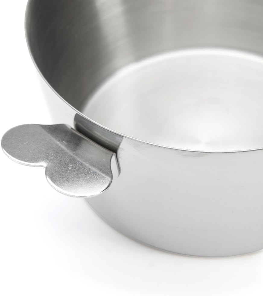 DE BUYER Charlotten-Form ohne Deckel, Edelstahl, grau, 17.6 x 15 x 9.2 cm, 17.6 x 15 x 9.2 cm
