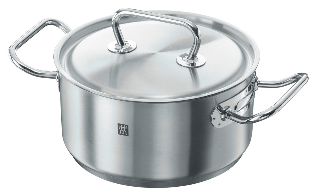 ZWILLING Twin Classic Bratentopf mit Deckel, 20 cm, 3 L, Induktionsgeeignet, Edelstahl, 20 cm
