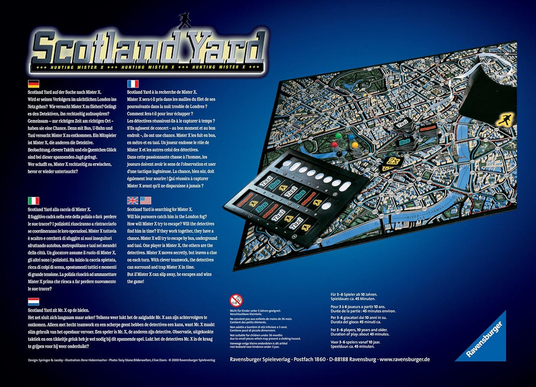 Ravensburger 26117 - Scotland Yard - Spiel des Jahres 1983