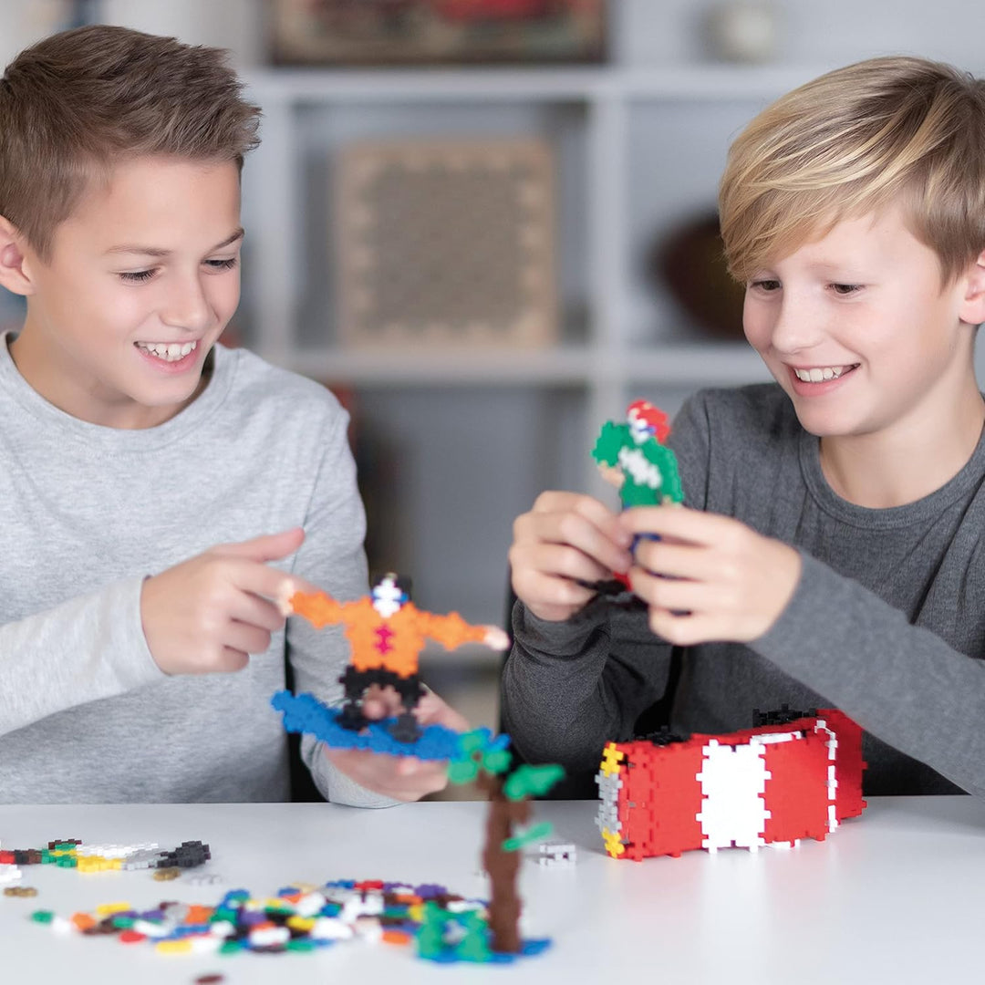 Plus-Plus 7265 Geniales Konstruktionsspielzeug, Farben-Mix, Bundle aus 4 verschiedenen Kreativ-Baust