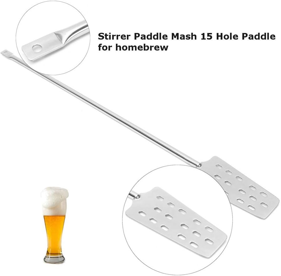 Mischpaddel Mit Langem Griff, Braupaddel, Bierrührer, Edelstahl, Weinmischrührer, Bierbrauzubehör Fü