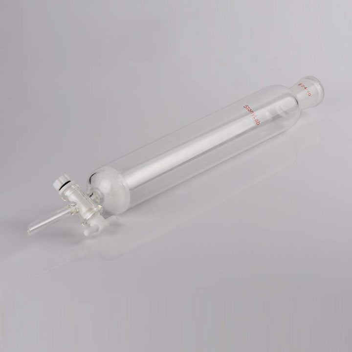 stonylab Chromatographie Säule aus Borosilikatglas, Chromatography Column 24/40 Gelenk Chromatograph
