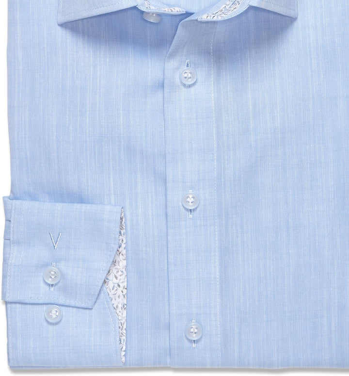 Marvelis Herren Businesshemd Langarm 726614,Einfarbig,Modern Fit,New Kent 39 Bleu 11, 39 Bleu 11