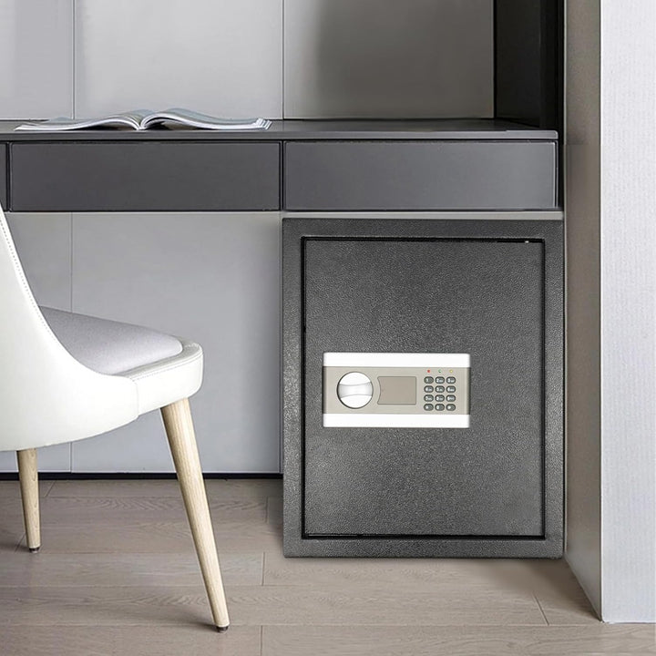 Tresor Elektronischer Safe, 38 * 31 * 45cm Möbeltresor Tresor Feuerfest tresor mit Passwort Notschlü