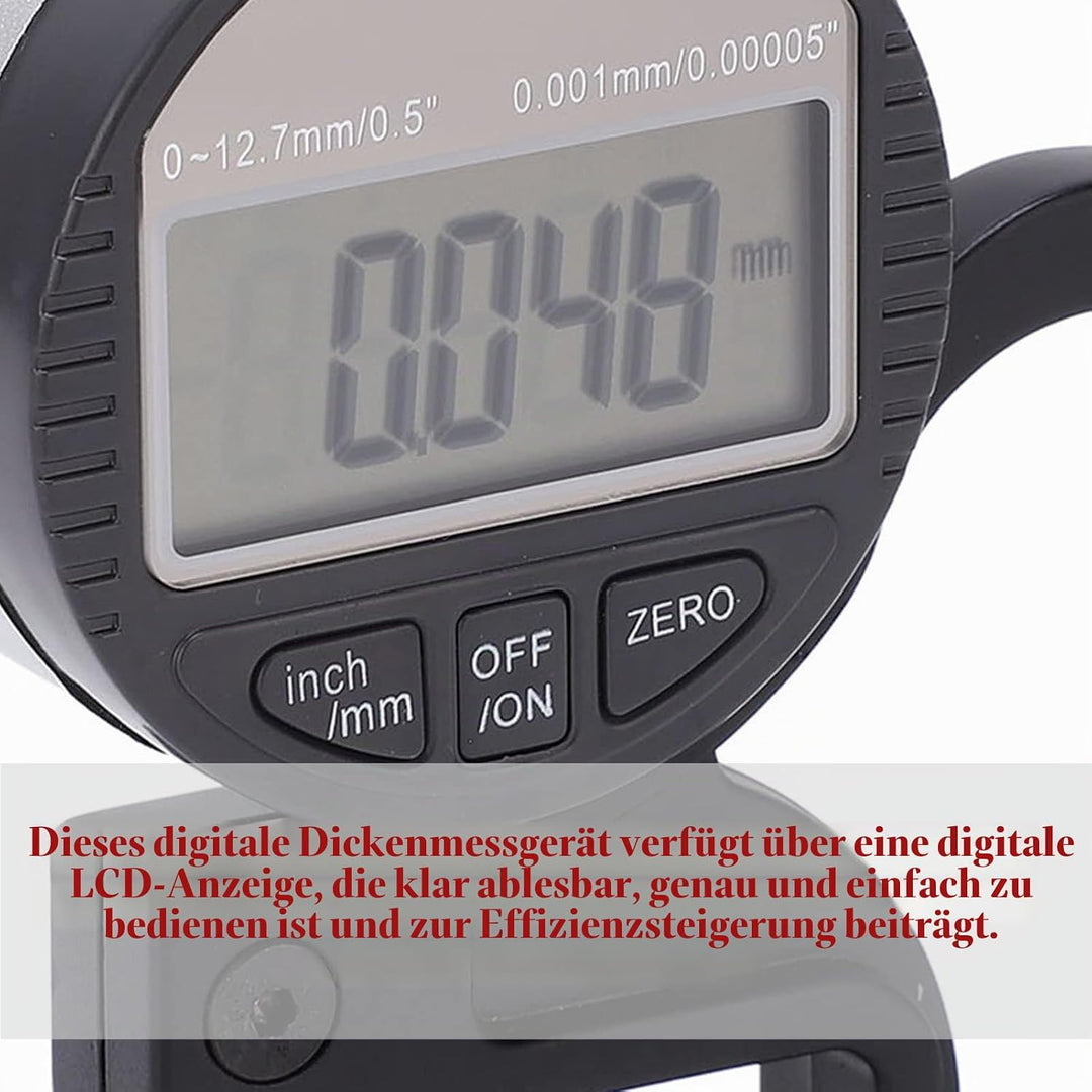 Digitale Dickenmessgerät , Lehren Andere Lehren für Papier Leder Tuch Draht Messwerkzeug Bereich 0-1