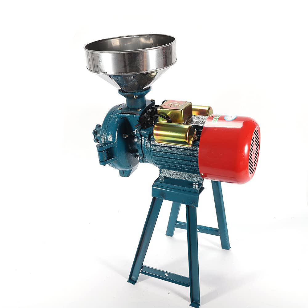 Elektrische Getreidemühle 2200W Schrotmühle Kornmühle Schleifmaschine, 1400RPM, Trocken Kornmühle mi