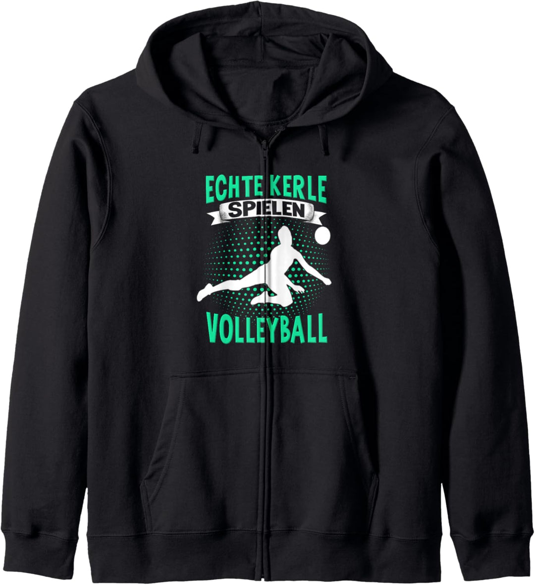 Volleyballer Männer Jungen Jungs Beach Volleyball Kapuzenjacke