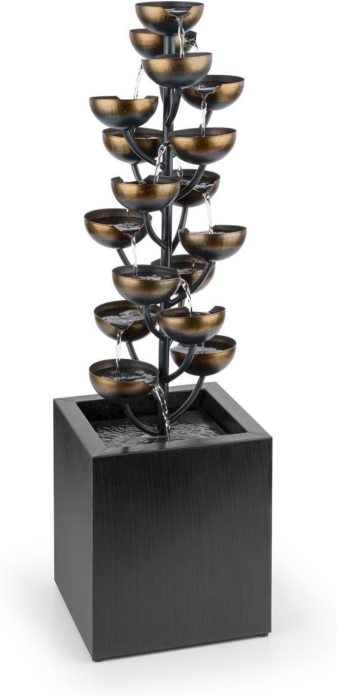 blumfeldt Joshua Tree - New Edition, Wasserspiel mit akustischen und optischen Akzenten, 17 Schalen,