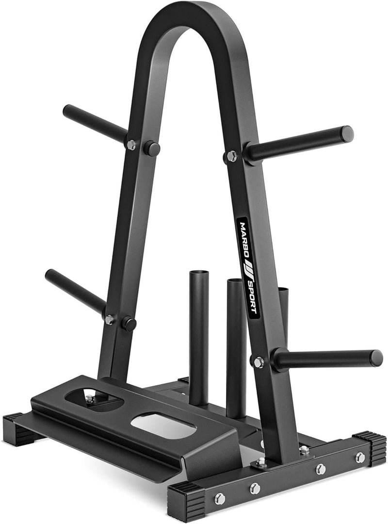 Marbo Sport Multiständer für Gewichtsscheiben, Hanteln und Stangen Schwarz Max. Tragkraft 300 kg MH-