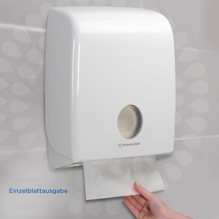 Kleenex Papierhandtücher mit Interfold Faltung 6789–2-lagige Papiertücher mit V-Faltung–15 Packungen