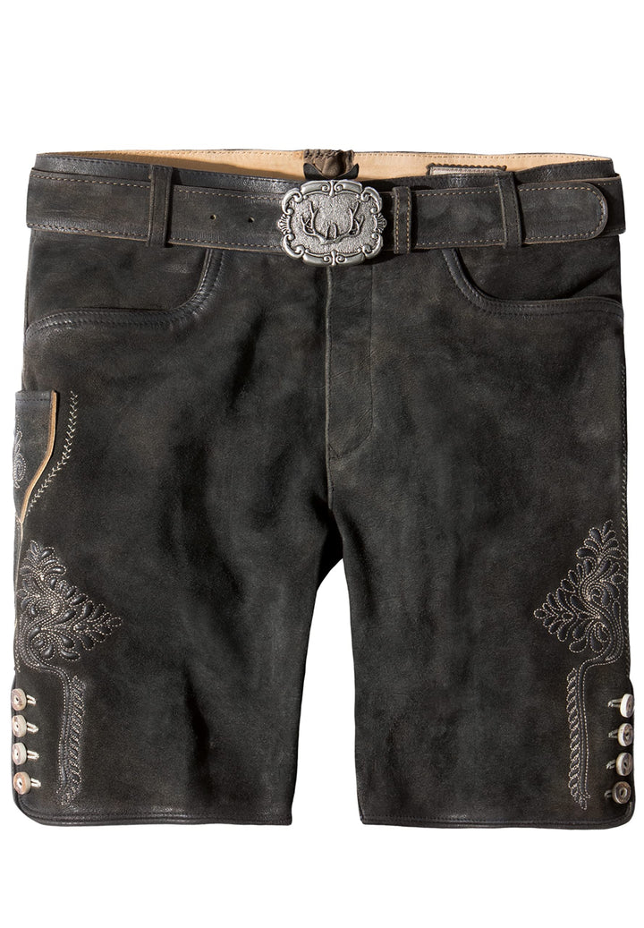Stockerpoint Herren Lederhose Corbi4 I Grösse 44-64 I Bequeme Trachtenhose in edler Hirschoptik inkl