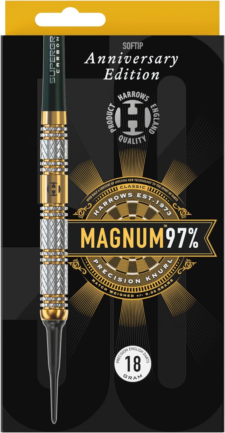 Harrows Soft Darts 50 Years Golden Anniversary Edition Tungsten Softtip Dart Softdart Hochwertiger T