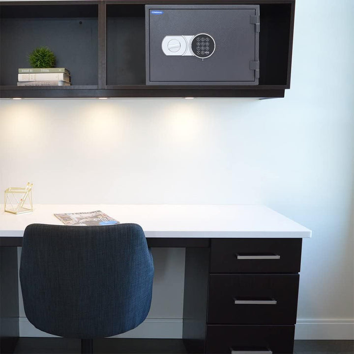 Profirst Feuerschutztresor Versal Fire 40 Elektronikschloss Notöffnung 60 minütiger Feuerschutz Kuns