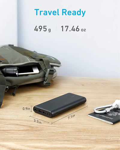 Anker 337 Powerbank (PowerCore 26K) 26800mAh Power Bank Externer Akku mit Dual Input Ladeport, Schne